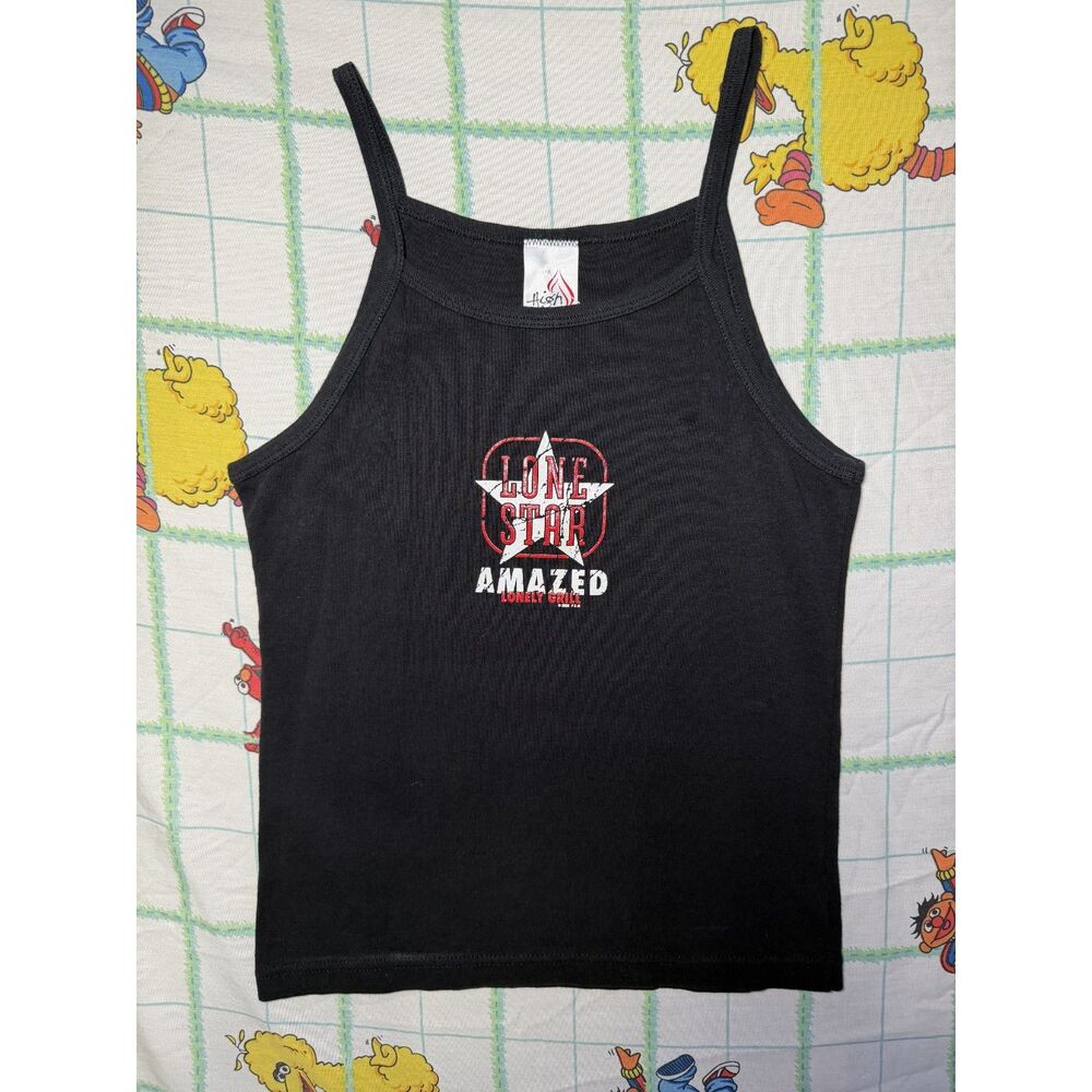Vintage 2000s Lone Star Lonely Grill spaghetti strap cami tank top size L XL